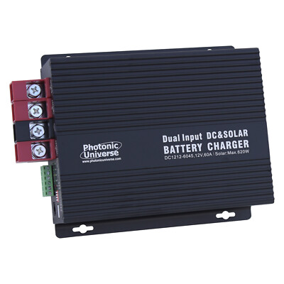 60A 12V DC to 12V DC Advanced Battery-to-Battery Charger w/ 45A MPPT Solar Input