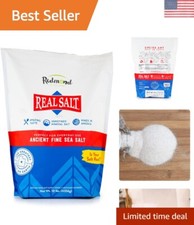 Real Salt 10 Lb Bag- Natural Unrefined Gluten Free, Fine Sea Salt, 10lb bag