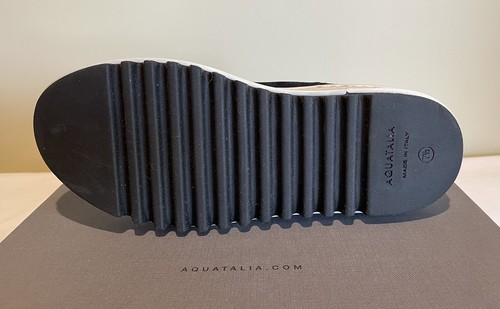 Aquatalia Alison Black Water Resistant Shearling Booties Women's 7.5 M NWB - Picture 7 of 13