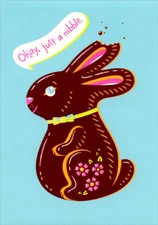 Chocolate Bunny - Designer Greetings Easter Card by Designer Greetings