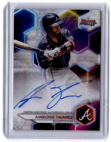 2023 Bowman's Best of 2023 Autographs Ambioris Tavarez Auto Atlanta Braves