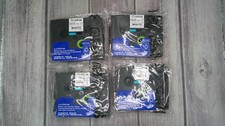 4 Pack Oozmas White Laminated Label Tape 12mm x .47" for Brother P Touch D600