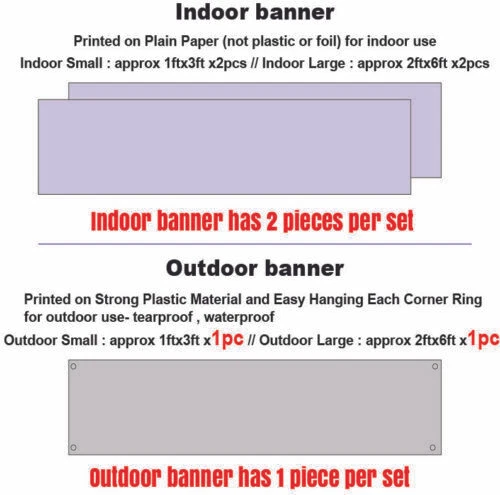 2 Banners Personalizados 1er Cumpleaños Bebé Bautizo Fiesta Póster Decoración Foto 3 de 3