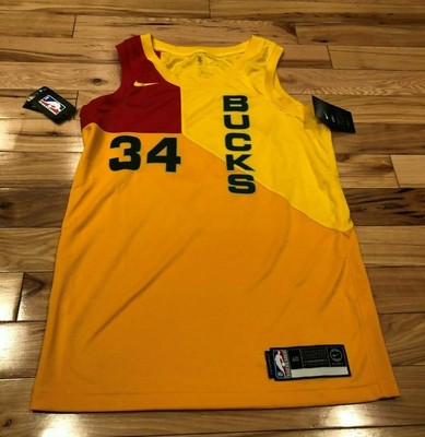 milwaukee bucks orange jersey