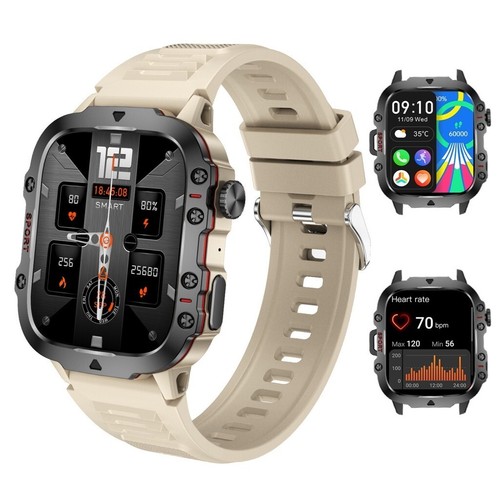 1.96'' Large Touch Screen Smartwatch (Answer/Make Call) With 100+ Sports Modes - 第 13/13 張圖片
