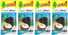 Little Trees Vent Wrap Air Freshener, Caribbean Colada, 4-Packs (4 Count)