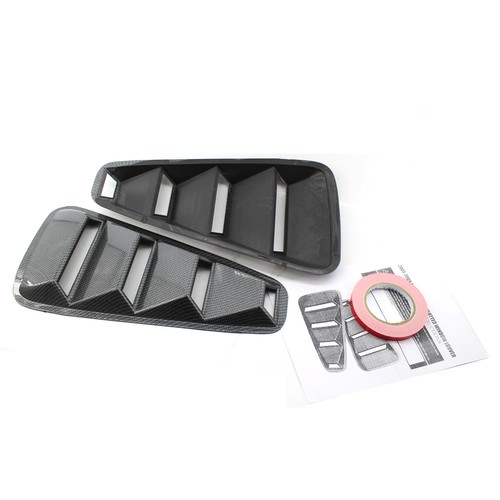 Fit for Ford Mustang 2005-2009 Carbon Fiber Vent 1/4 Quarter Window Louver Cover - Picture 5 of 8