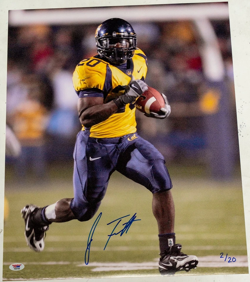 Justin Forsett Signed Cal Golden Bears 16x20 Photo PSA/DNA COA Picture Autograph - Image 2 of 4