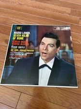 Mario Lanza "Seven Hills of Rome" Vinyl LP Record. VG+