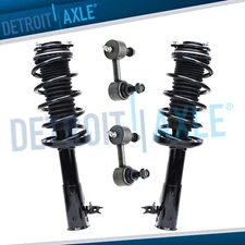 4pc Front Strut w/ Coil Spring Sway Bars for 2006 - 2011 Honda Civic Acura CSX