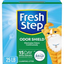 Odor Shield Scented Clumping Cat Litter with the Power of Febreze 25 lbs