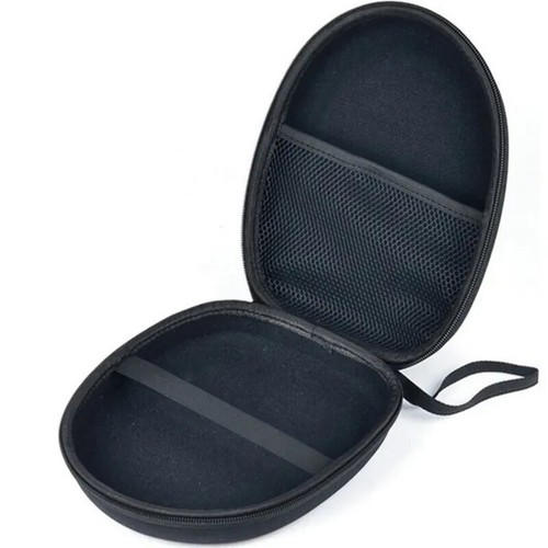 Black Headphone Storage Bag Universal Headset Hard Carrying Box Earphone Case - Picture 4 of 6