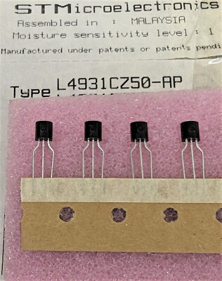 5 Pezzi L4931CZ50-AP Regolatore Di Tensione LDO 5V 0.25A TO-92 – Chip Gate – IC 4931 - Foto 2
