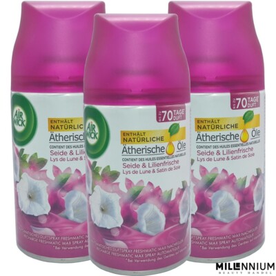 Air Wick Freshmatic Max 3 x 250ml Nachfüller Seide & Lilienfrische