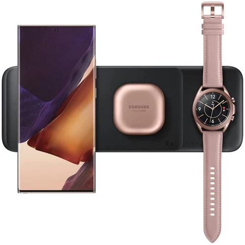 Do SAMSUNG TRIO 3-W-1 BEZPRZEWODOWA ŁADOWARKA ŁADOWANIE EP-P6300 CZARNA OFICJALNA - Zdjęcie 2 z 9