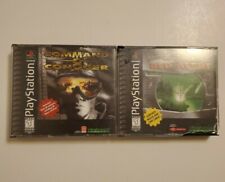 Command & Conquer & Red Alert PS1 Sony PlayStation 1 Games Good Shape *Read*