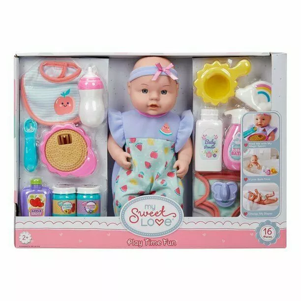 My Sweet Love 12.5 Play with Me Play Set, 16 Pieces Included 