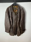 Vintage Men’s Oversize Real Leather Jacket XL