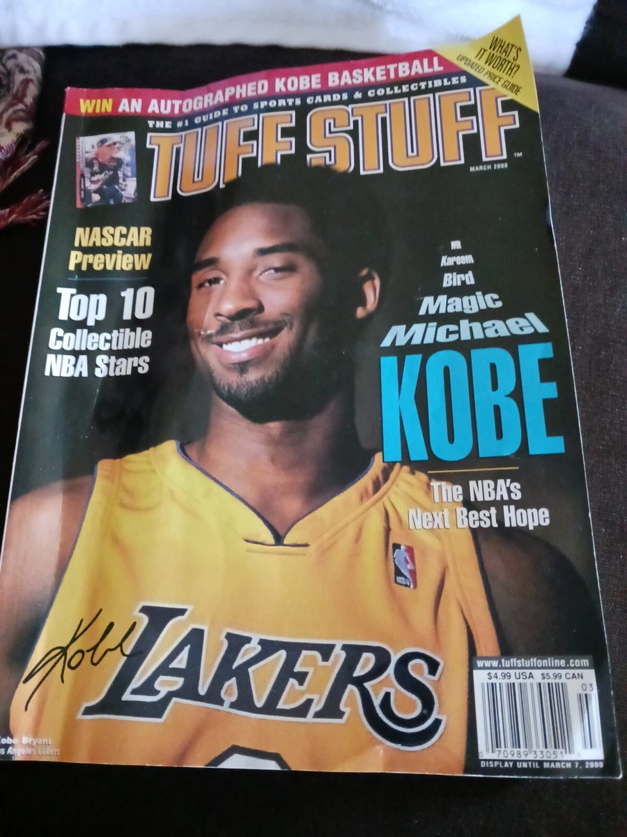 2000 Tuff Stuff Price Guide March Kobe Bryant Good Condition