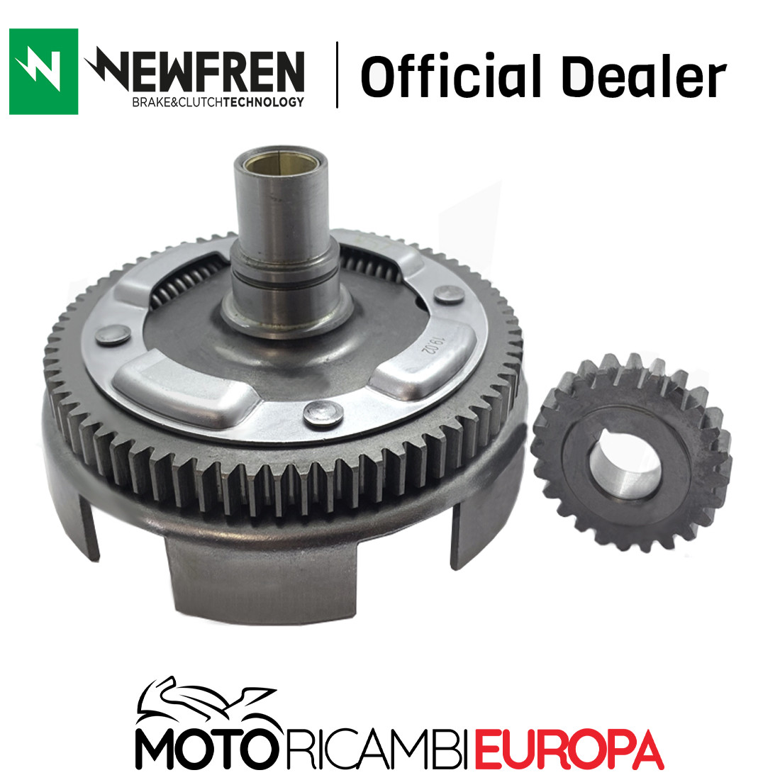 CAMPANA PRIMARIA FRIZIONE 24/72 DRITTI PIAGGIO VESPA PK 125 CON PARASTRAPPI NEWF