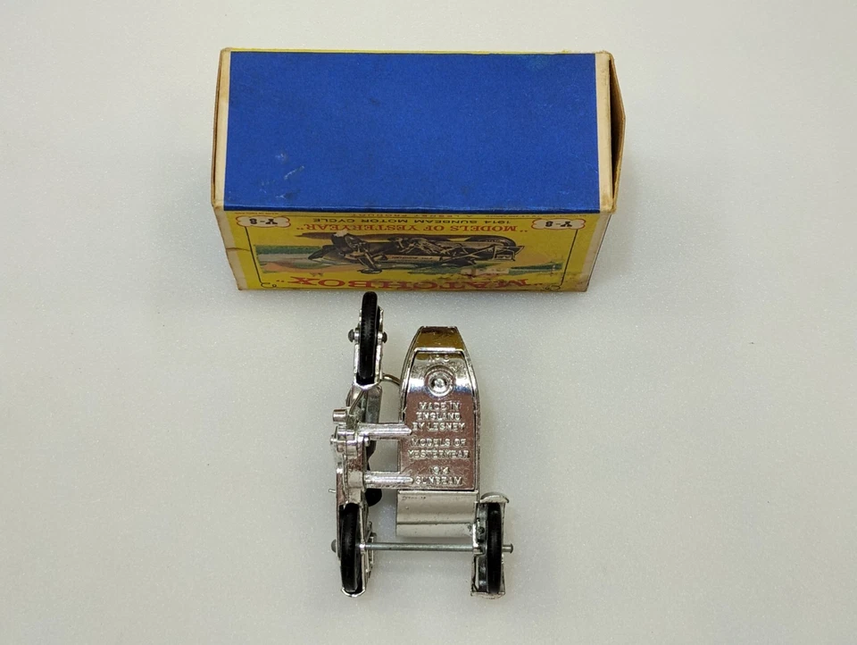 Matchbox Models of Yesteryear Y-8 1914 Sunbeam Motorcycle with D3 Type Box - Image 4 of 4