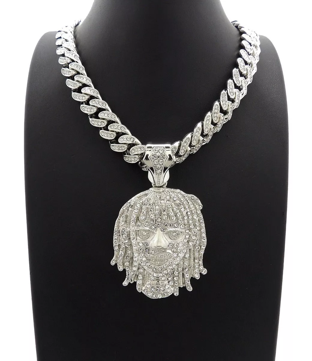 Hip Hop Lil Pump Portrait Pendant 18