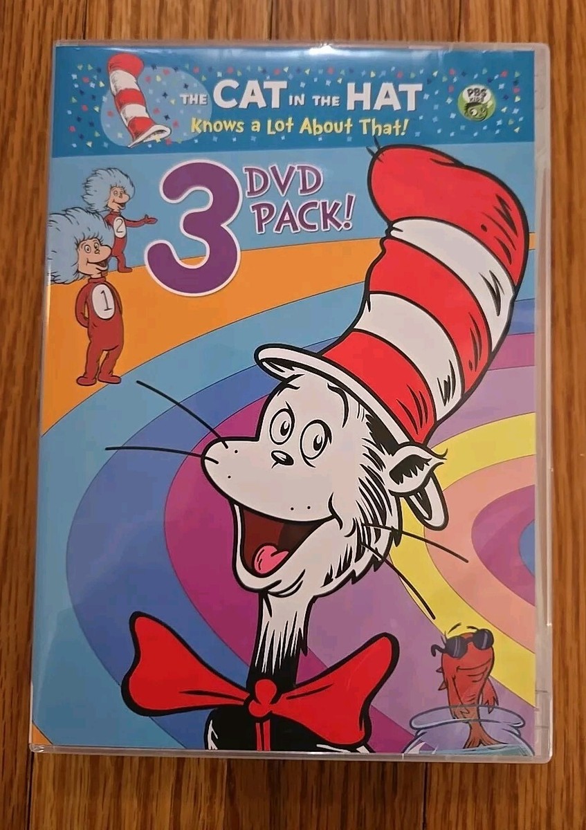 The Cat In The Hat Knows A Lot About That -3 DVD Pack! Box Set PBS