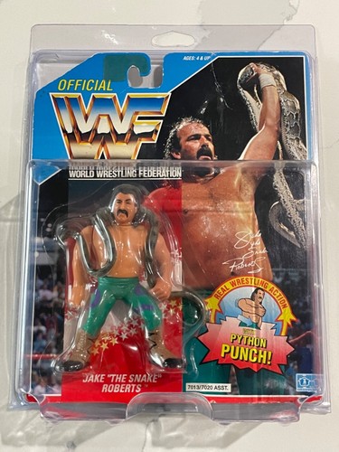 WWF Hasbro Retro Jake Snake Roberts with defender ...