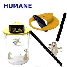 5 Gallon "Flip & Slide" Bucket Trap – Humane Mouse, Rat, Rodent Live Multi-Catch