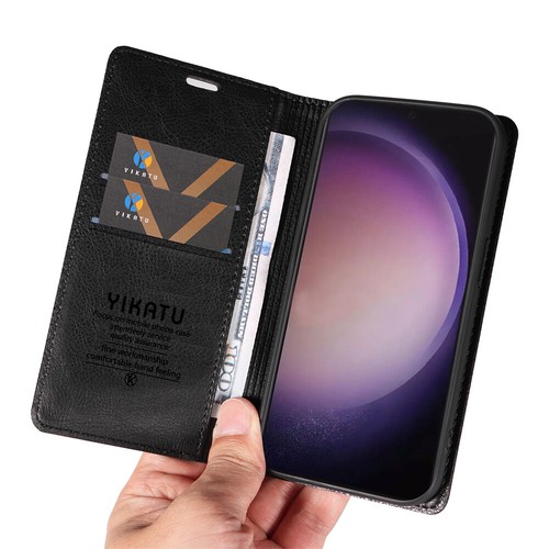 Wallet Leather Stand Case Magnetic Phone Case Fr Samsung S24Ultra S23 S22 S21 S7 - Picture 10 of 47