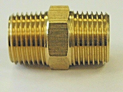  Bsp Stecker auf Stecker Brustwarzen, gleiche Stecker Stecker Full Range Bspt in MESSING 