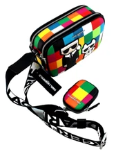 New KARL LAGERFELD PARIS Maybelle Multicolor Crossbody Bag Handbag MSRP $178