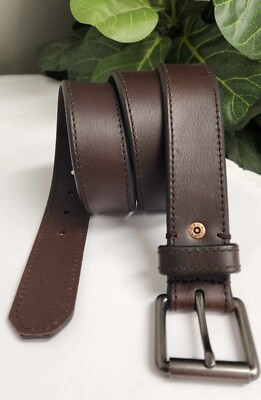 Levi's Men's Brown Leather Belt Guatemala Size 38