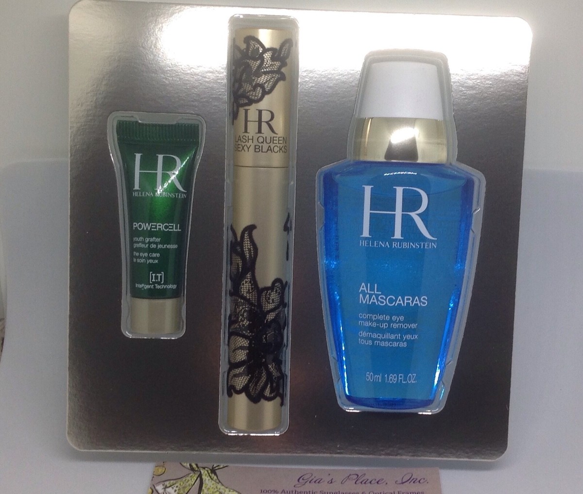 HELENA RUBINSTEIN LASH QUEEN SEXY BLACKS 3 PC KIT MASCARA, REMOVER