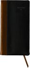 2025 At-A-Glance 74020525 Fine Diary Weekly & Monthly Diary, 3" x 6" Black/Brown