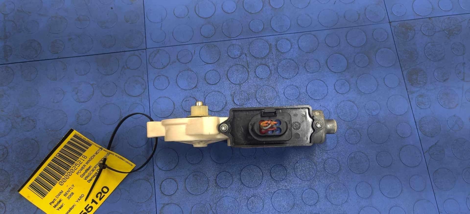 08 09 BENTLEY Continental GT Coupe Rear LH Quarter Window Motor OEM 3W8959703C