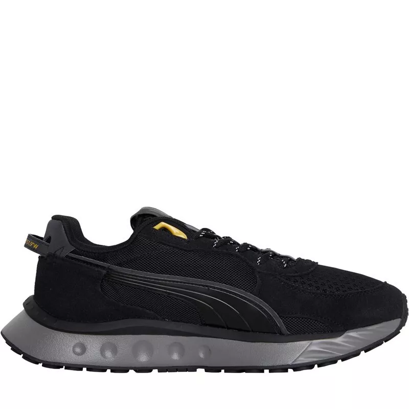 Puma X Neymar Jr Wild Rider UNISEX Trainers Sneakers Black Size UK 9