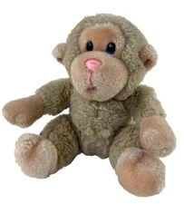 Vintage Plush Chee Chee Baby Monkey Russ Berrie Stuffed Animal Plush Chimp Toy