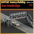 Slot Car Scenery Building 1:64 Scale Iron Footbridge Afx,Tyco