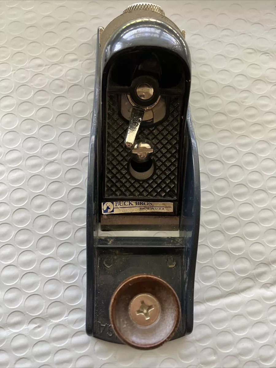 Buck Bros wood working 7 Hand Held Adjustable Block Plane Made in