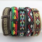 <!--F#f_0-->Unisex PU Cord Surfer Cuff Bracelet Adjustable Select Colour & Design<!--F/-->