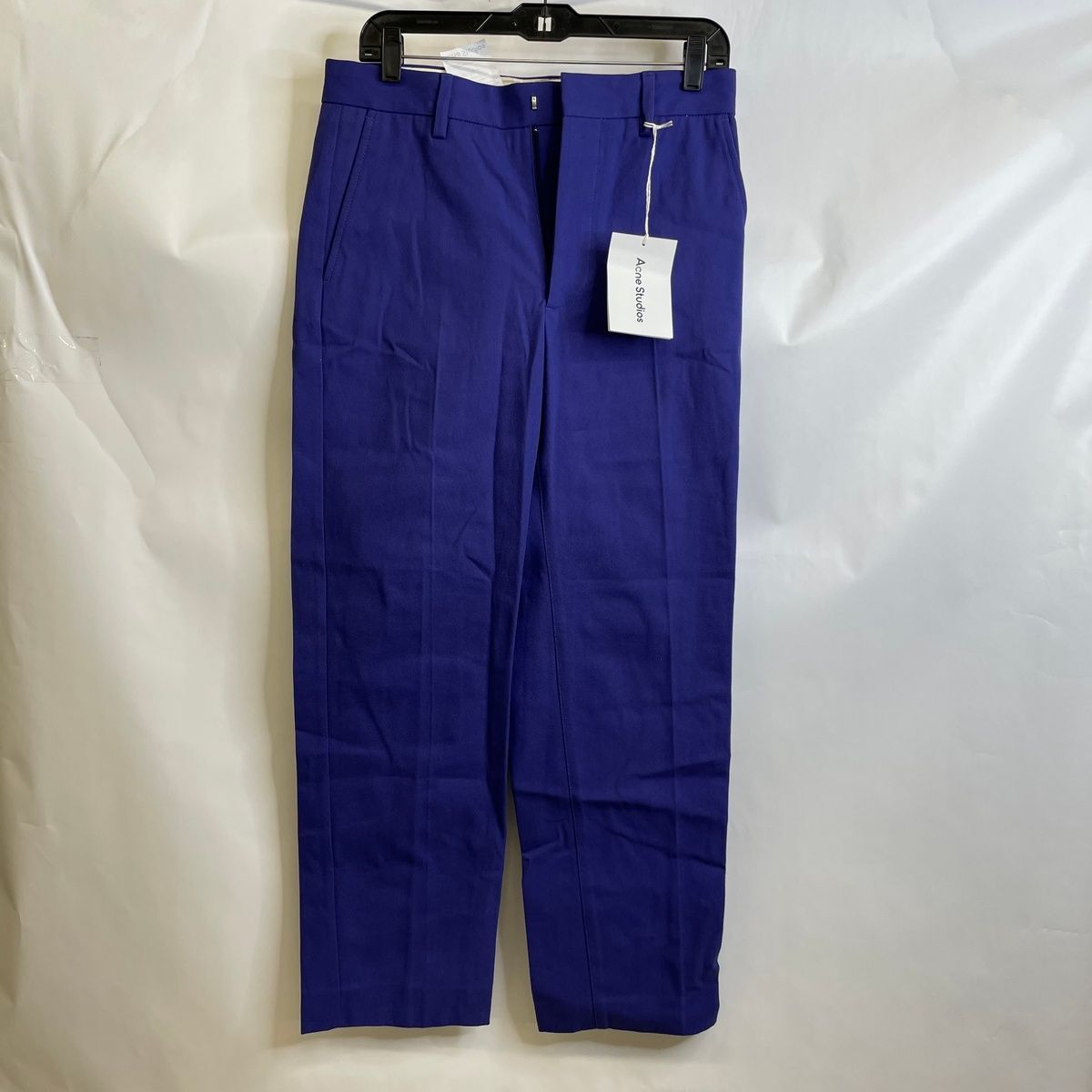ACNE STUDIOS Twill Cotton-Blend Trouser Pants Men's Size US 38