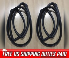 Weatherstrip Back Door Ambulance Glass Rubber Seal For Toyota Land Cruiser Bj40