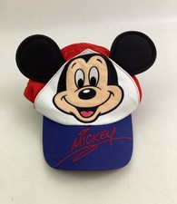 Disney Parks Authentic Original Mickey Mouse Infant Hat Ears Cotton SnapBack