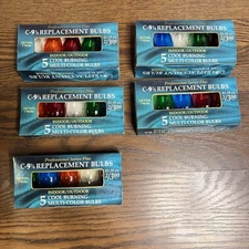 Professional Series Plus C-9¼ replacement multi-color bulbs