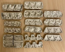 Vintage Pewter Chocolate Candy Ice Cream Molds CHOICE OF 8 DESIGNS