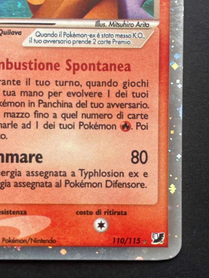 Pokémon Typhlosion ex Unseen Forces Holo Rare 110/115 TCG Nintendo - Image 4 of 4