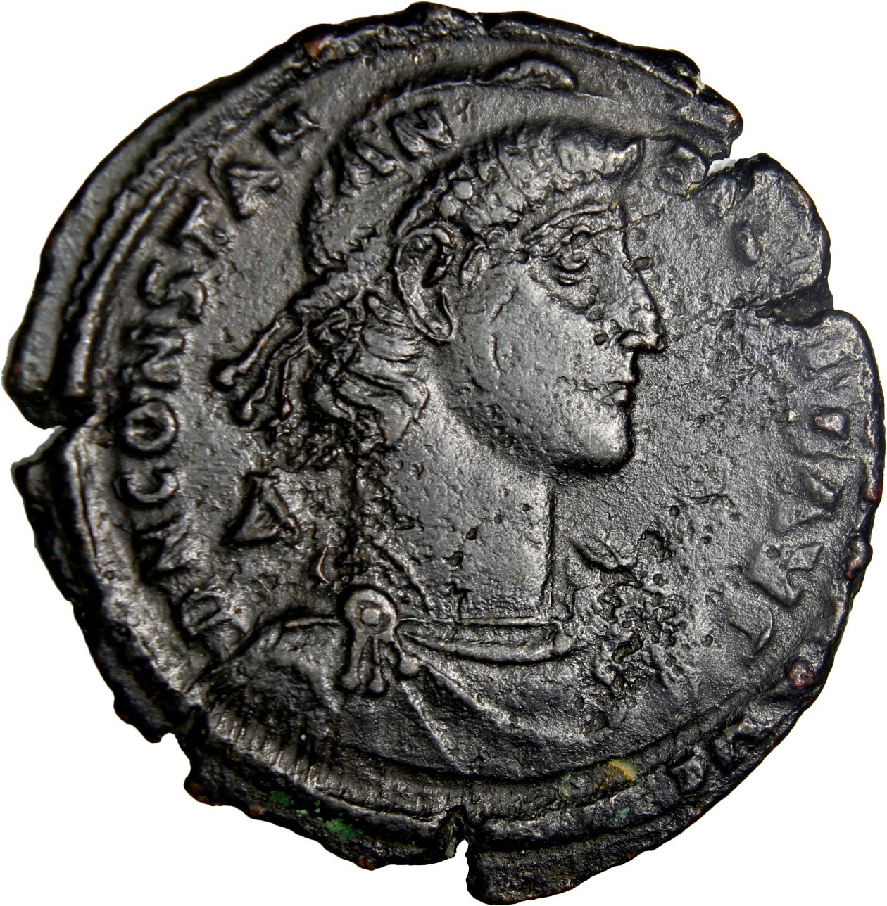 Constantius II Fallen Horseman - DOUBLE STRIKE Error - Antioch ANAI - Choice EF