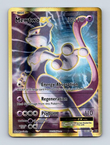 Mewtwo EX 103/108 Ultra Rare Evolutions Pokemon Holo Near Mint