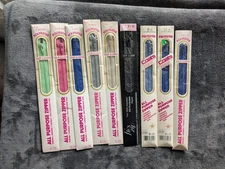 Lot of 9 Vintage NOS/NWT Coats & Clark's Polyester Coil Zippers
